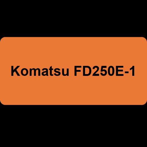 Komatsu FD250E-1